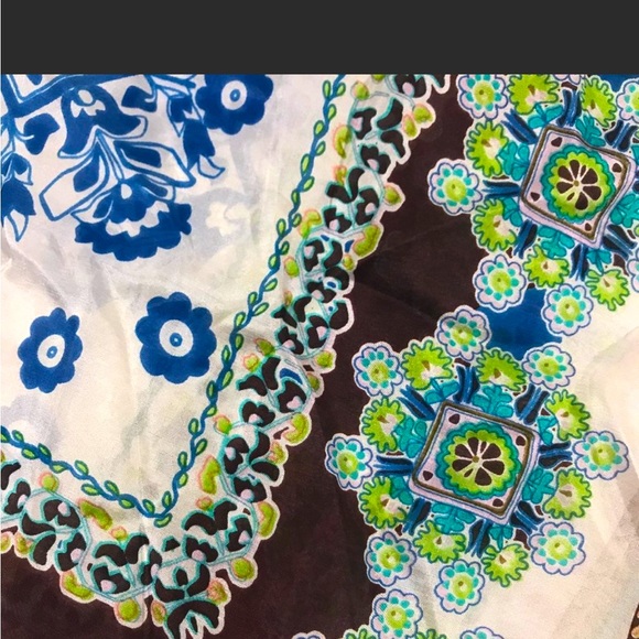 Johnny Was Silk Scarf - Picture 3 of 3